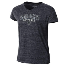 Las Vegas Raiders Champion Women's Triumph Tri-Blend V-Neck T-Shirt - Black cheap