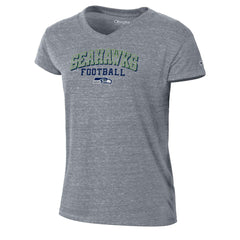 Seattle Seahawks Champion Women's Triumph Tri-Blend V-Neck T-Shirt - Gray online