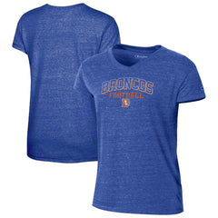 Denver Broncos Champion Women's Triumph Tri-Blend V-Neck T-Shirt - Royal online