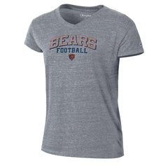 Chicago Bears Champion Women's Triumph Tri-Blend V-Neck T-Shirt - Gray cheap