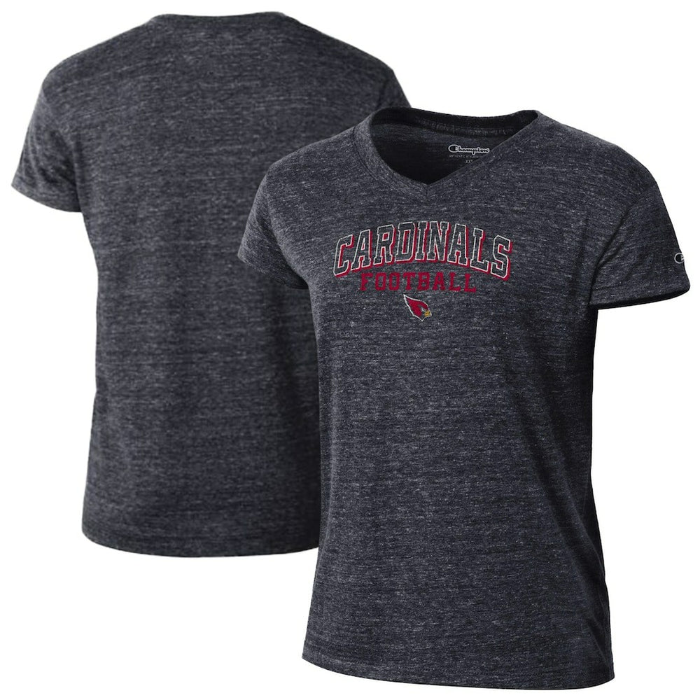 Arizona Cardinals Champion Women's Triumph Tri-Blend V-Neck T-Shirt - Black cheap