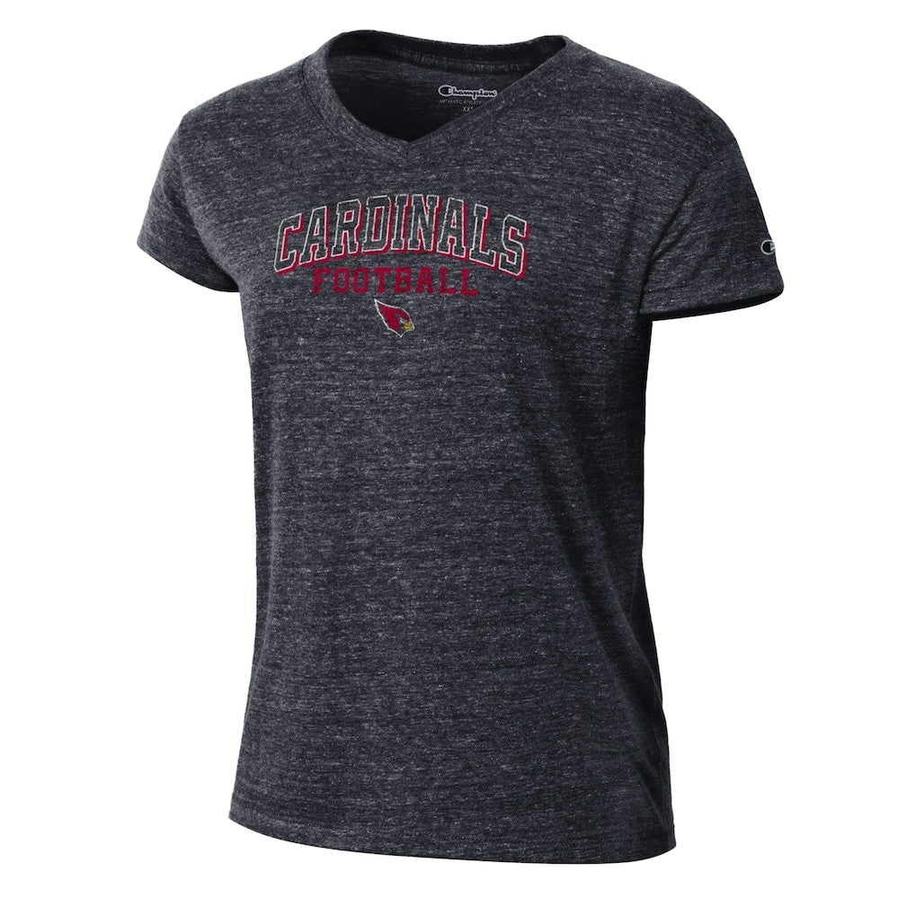 Arizona Cardinals Champion Women's Triumph Tri-Blend V-Neck T-Shirt - Black cheap