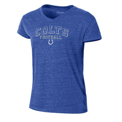Indianapolis Colts Champion Women's Triumph Tri-Blend V-Neck T-Shirt - Royal for sale