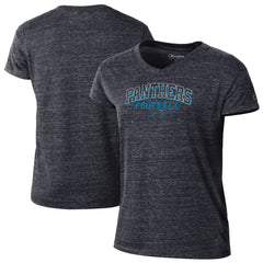 Carolina Panthers Champion Women's Triumph Tri-Blend V-Neck T-Shirt - Black online