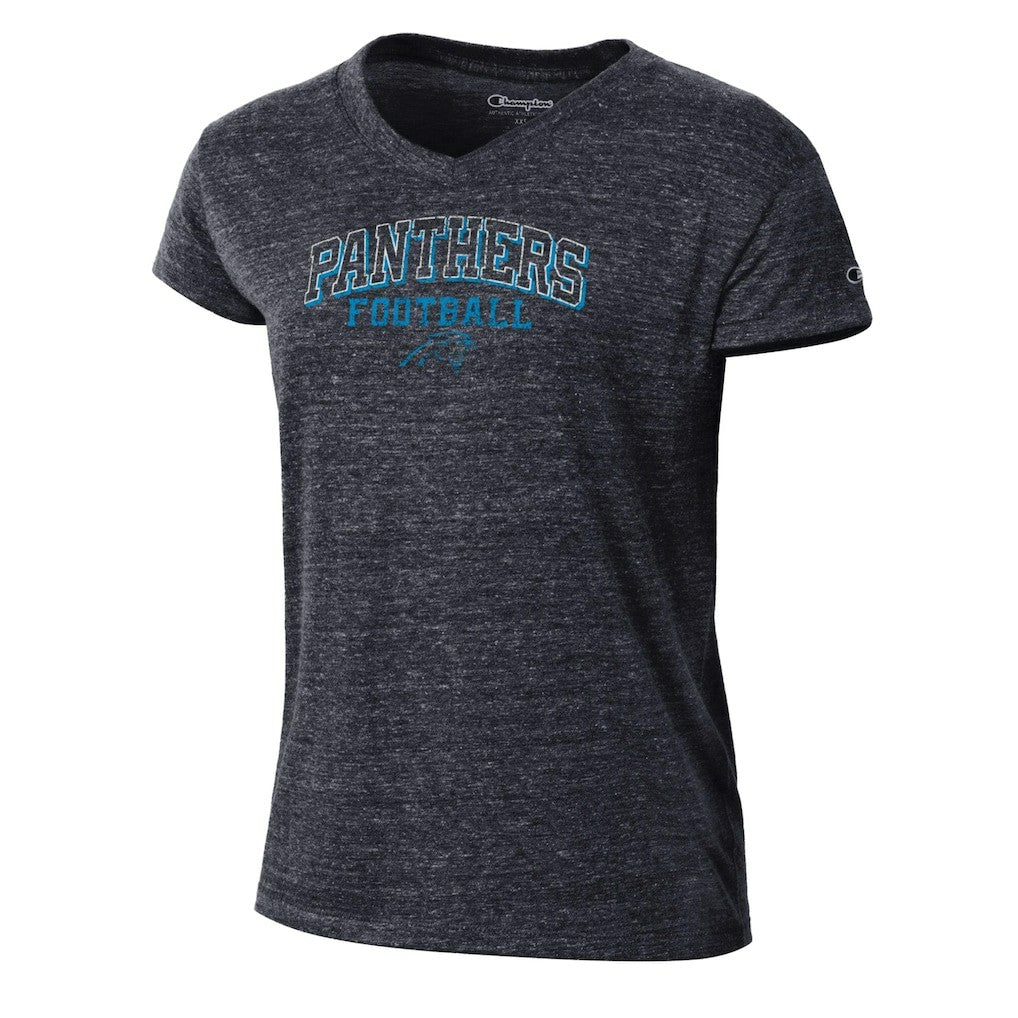 Carolina Panthers Champion Women's Triumph Tri-Blend V-Neck T-Shirt - Black online