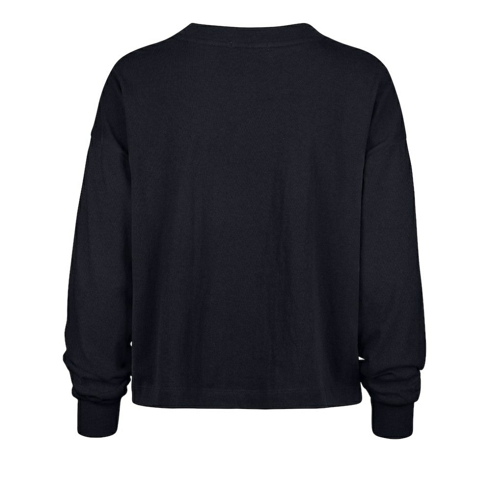 Detroit Tigers Women's Team Collage Sydney Long Sleeve T-Shirt - Navy | 47 brand
