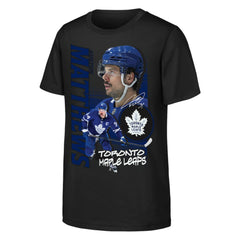 Auston Matthews Toronto Maple Leafs Outerstuff Youth Playmaker T-Shirt Black