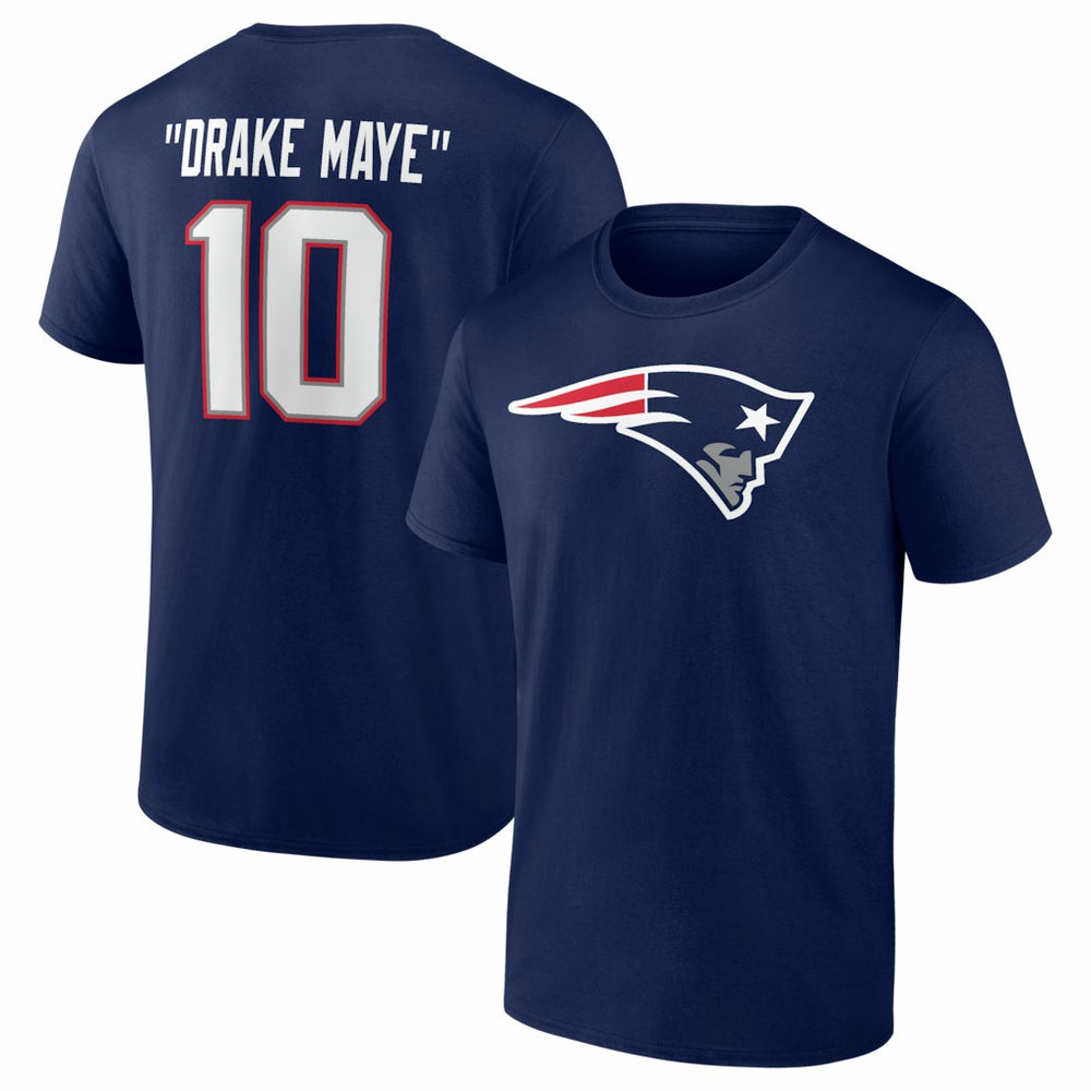 Drake Maye New England Patriots Nickname T-Shirt - Navy discount