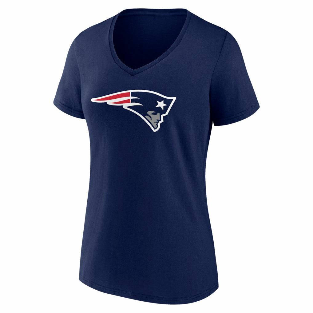 Drake Maye New England Patriots Women's Nickname V-Neck T-Shirt - Navy outlet