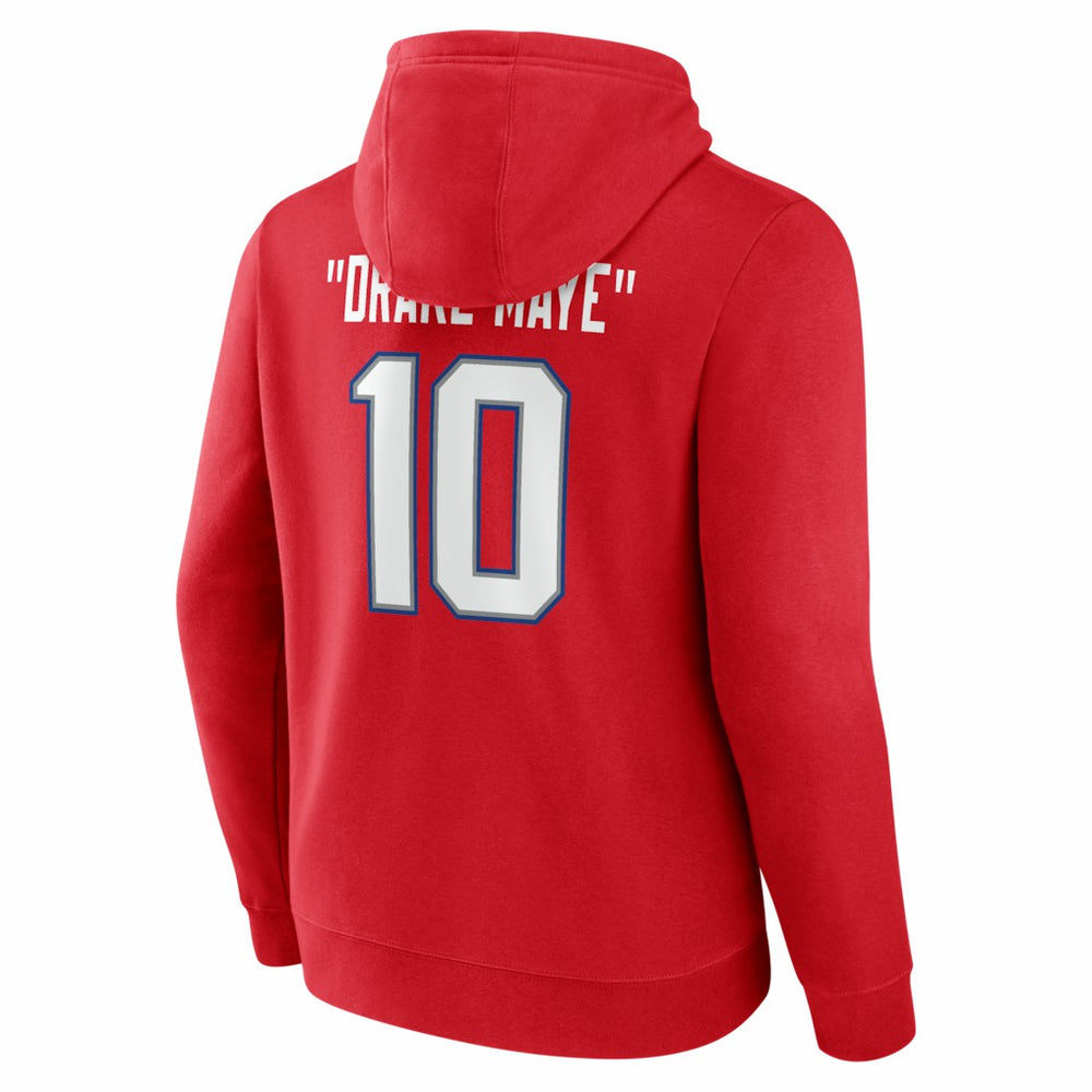 Drake Maye New England Patriots Nickname Hoodie - Red discount