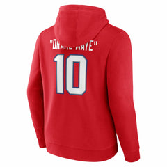 Drake Maye New England Patriots Nickname Hoodie - Red discount