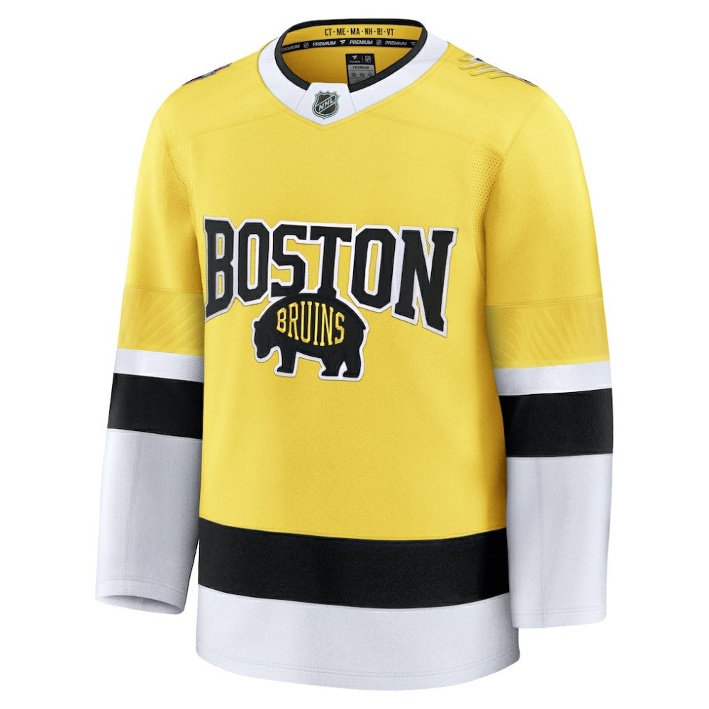 Boston Bruins Fanatics 2026 NHL Stadium Series Premium Jersey Gold