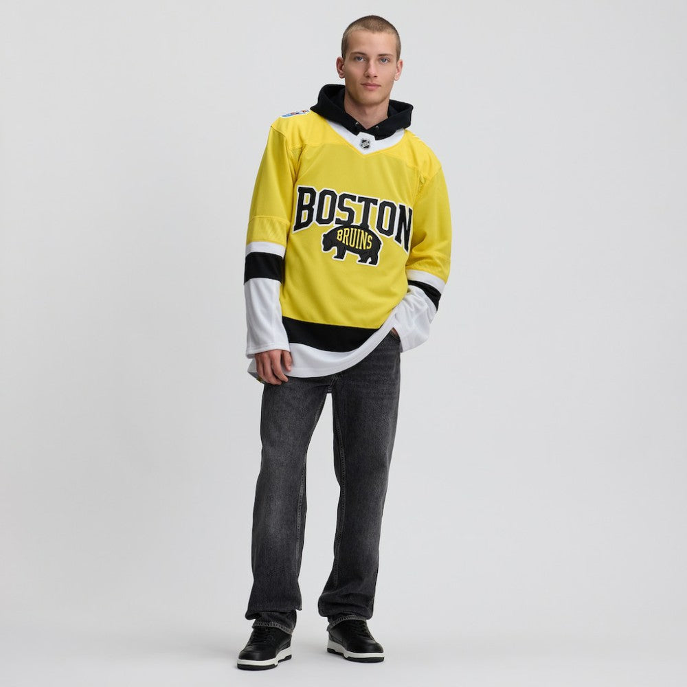 Boston Bruins Fanatics 2026 NHL Stadium Series Premium Custom Jersey Gold