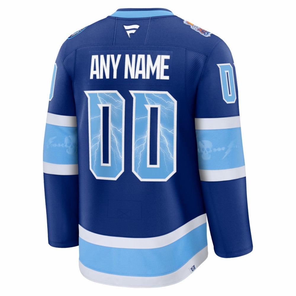 Tampa Bay Lightning Fanatics 2026 NHL Stadium Series Premium Custom Jersey Blue
