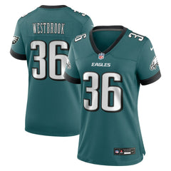 Brian Westbrook Philadelphia Eagles Women's Team Retired Game Jersey - Midnight Green | Nike cheap