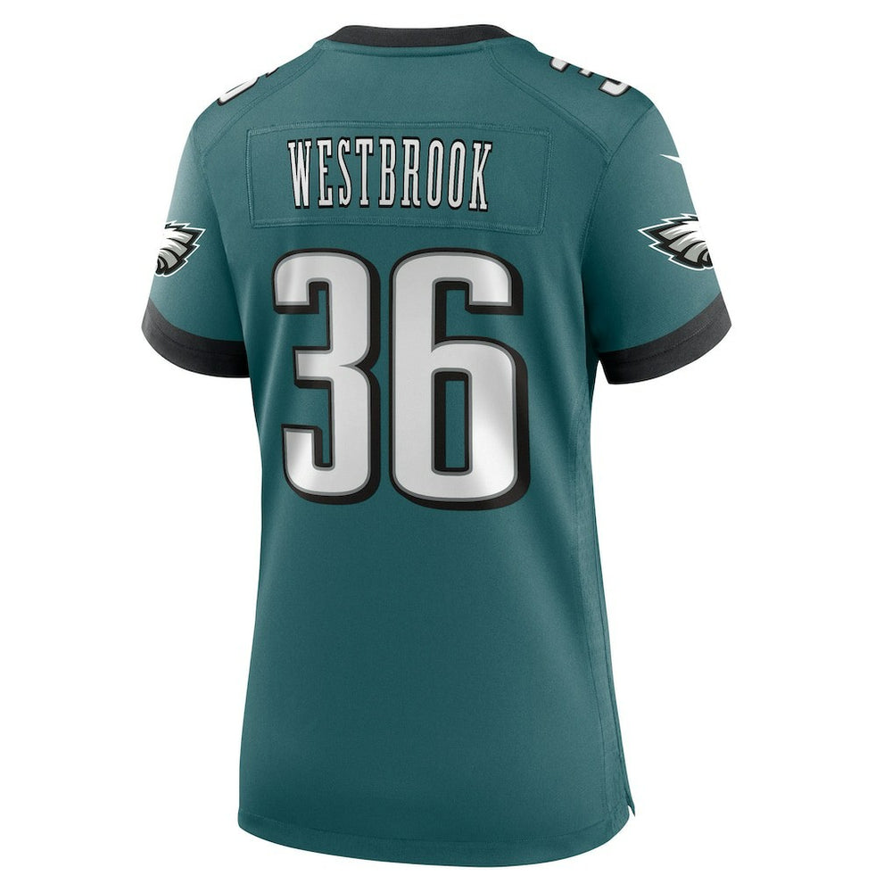 Brian Westbrook Philadelphia Eagles Women's Team Retired Game Jersey - Midnight Green | Nike cheap