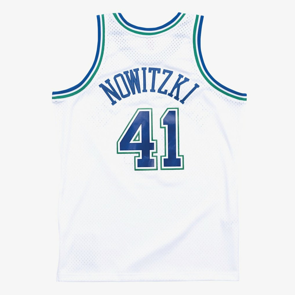 Dirk Nowitzki Dallas Mavericks 1998-99 Hardwood Classics Swingman Jersey sale - White | Mitchell & Ness cheap