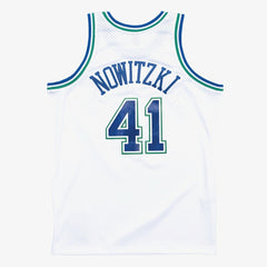Dirk Nowitzki Dallas Mavericks 1998-99 Hardwood Classics Swingman Jersey sale - White | Mitchell & Ness cheap