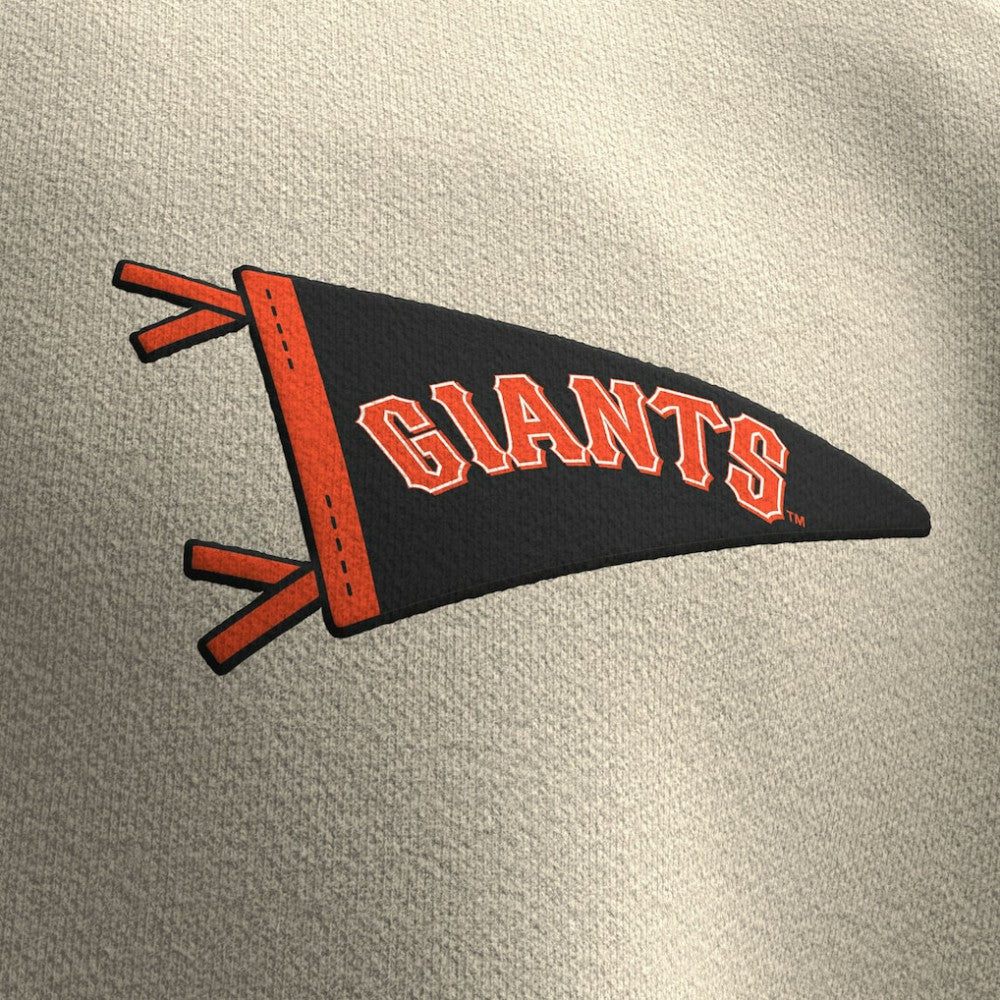 San Francisco Giants Unisex Spirit Jersey Fleece Crewneck Pennant Sweatshirt - Tan