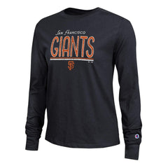 San Francisco Giants Champion Women's Long Sleeve T-Shirt - Black