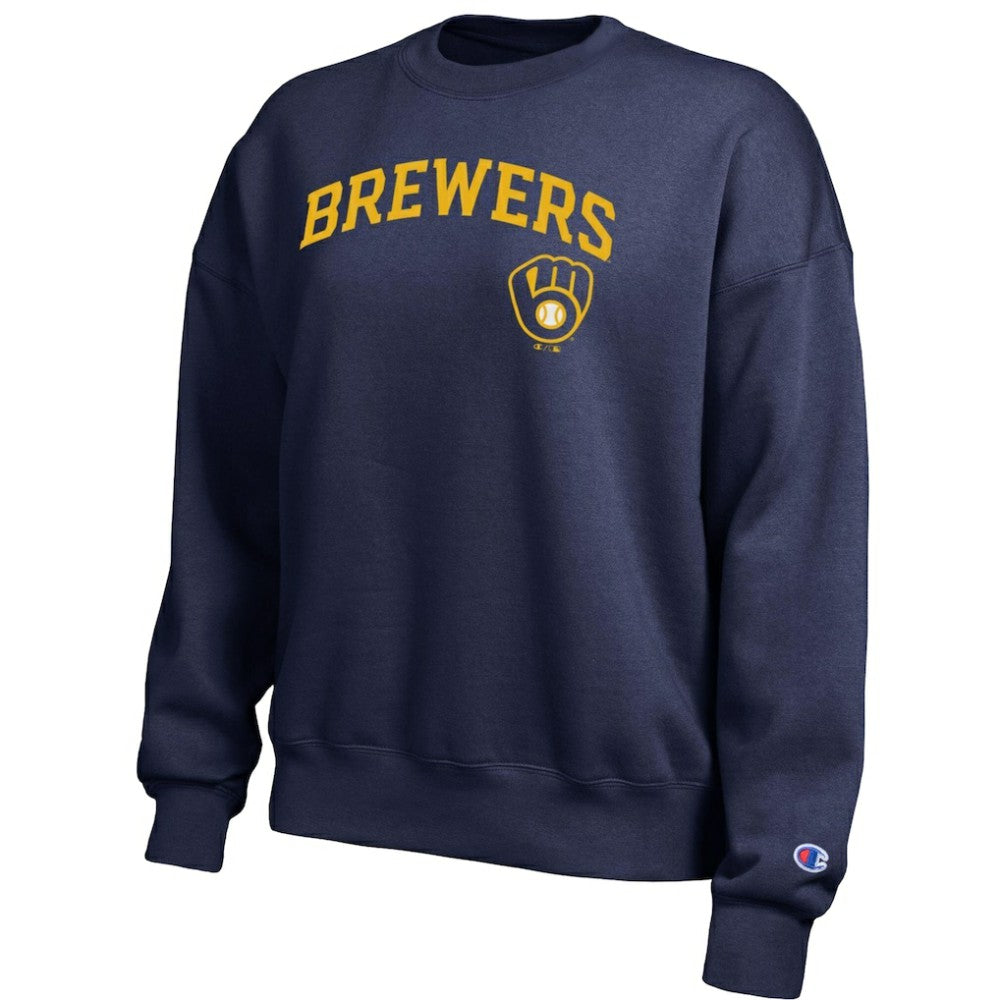 Milwaukee Brewers Champion Women's All-Star Sweatshirt - Athletic Navy