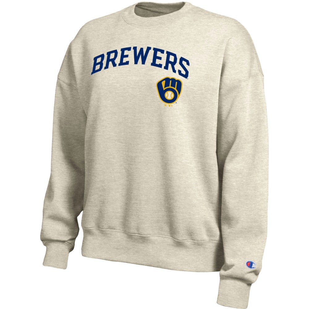 Milwaukee Brewers Champion Women's All-Star Sweatshirt - Oatmeal