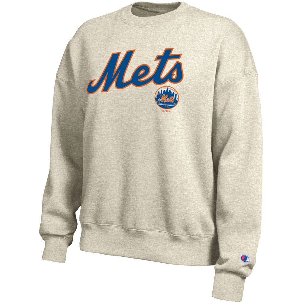 New York Mets Champion Women's All-Star Sweatshirt - Oatmeal
