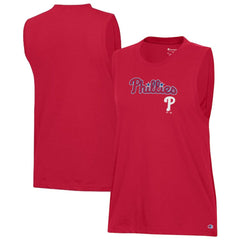 Philadelphia Phillies Champion Women's Muscle Tank Top - Red