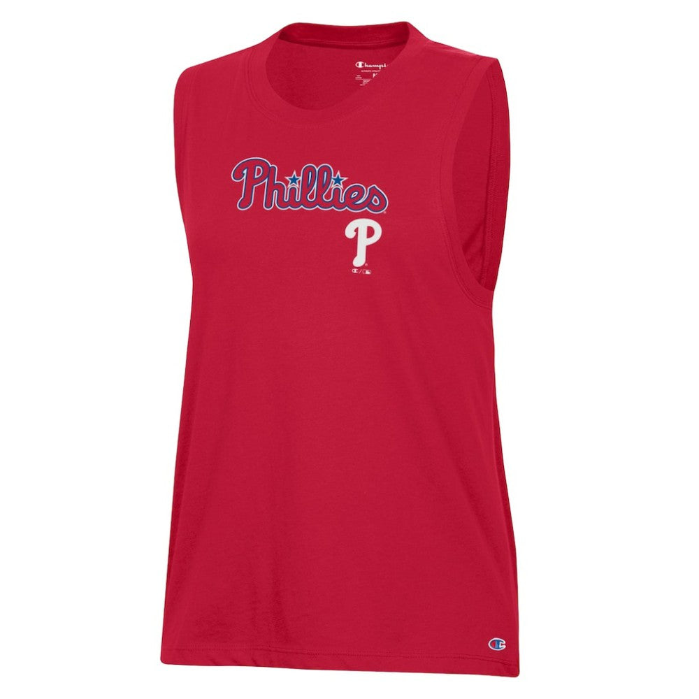 Philadelphia Phillies Champion Women's Muscle Tank Top - Red