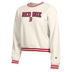 Boston Red Sox Champion Women's Reverse Weave Sweatshirt - Cream
