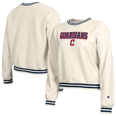 Cleveland Guardians Champion Women's Reverse Weave Sweatshirt - Cream