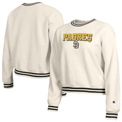 San Diego Padres Champion Women's Reverse Weave Sweatshirt - Cream