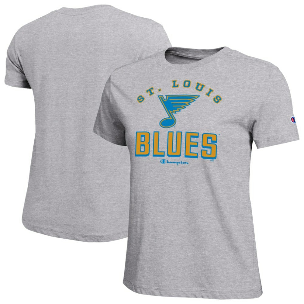 St. Louis Blues Champion Women's Core T-Shirt Gray