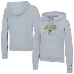 St. Louis Blues Champion Women's Powerblend Fleece Hoodie Gray