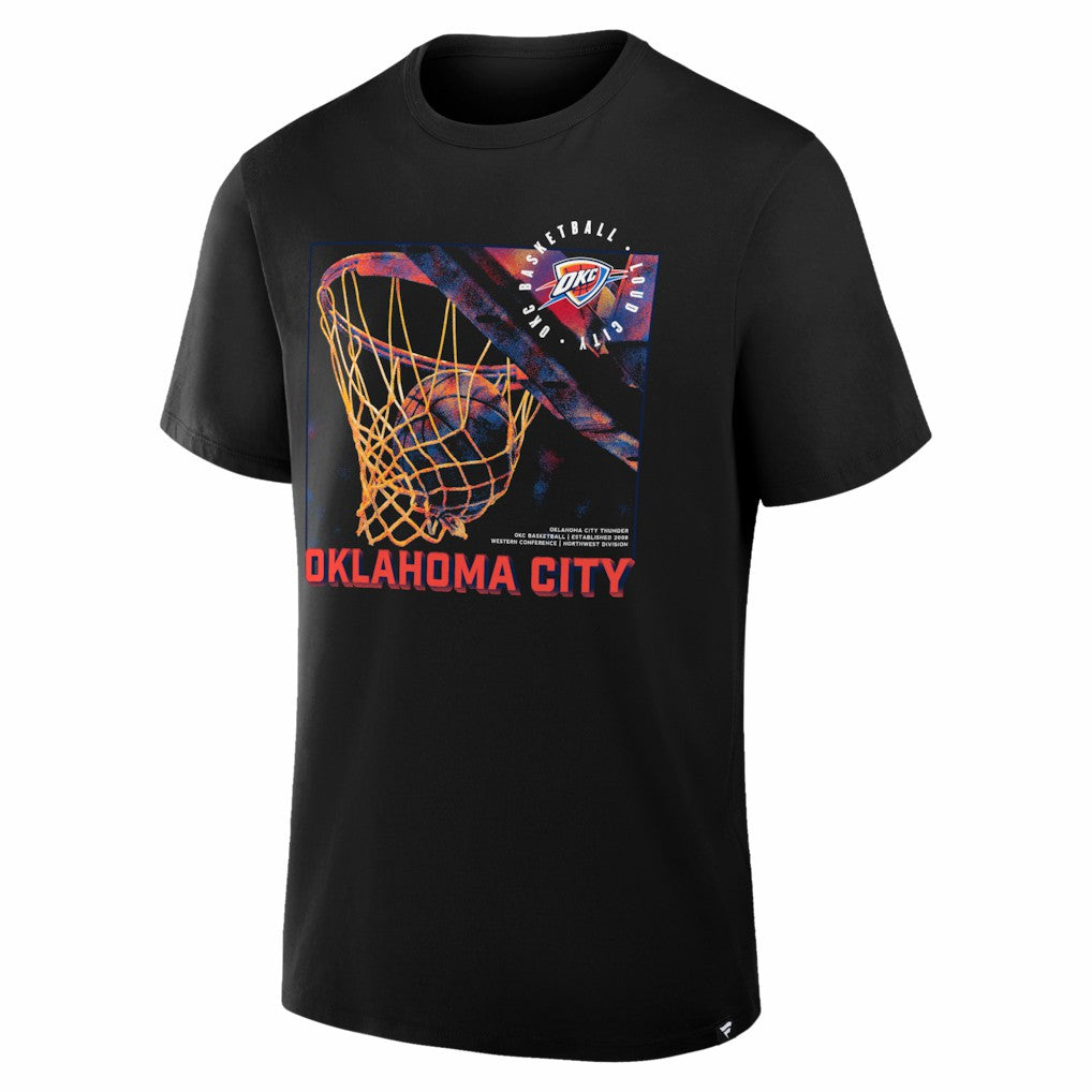Oklahoma City Thunder Chase Chrome T-Shirt - Black shop