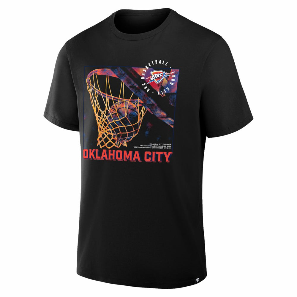 Oklahoma City Thunder Chase Chrome T-Shirt - Black shop