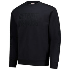Detroit Pistons Phantom Fleece Sweatshirt sale - Black | Mitchell & Ness outlet