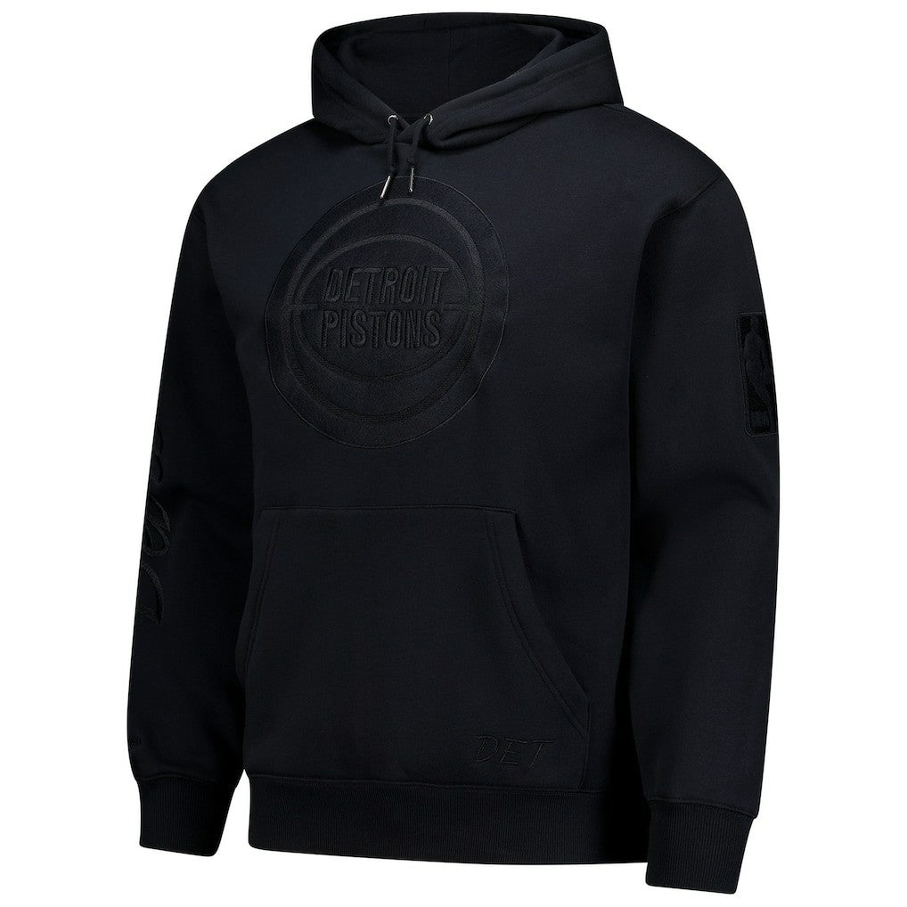 Detroit Pistons Phantom Fleece Hoodie sale - Black | Mitchell & Ness for sale