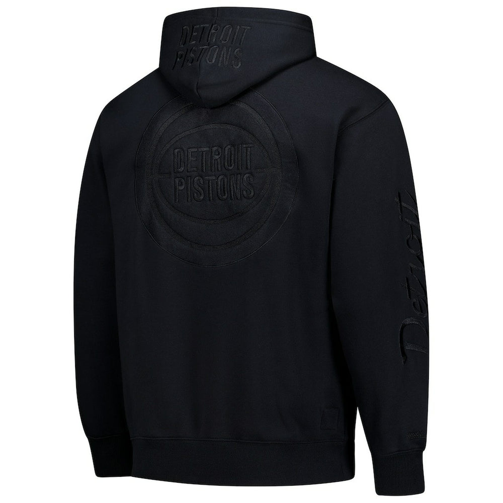 Detroit Pistons Phantom Fleece Hoodie sale - Black | Mitchell & Ness for sale