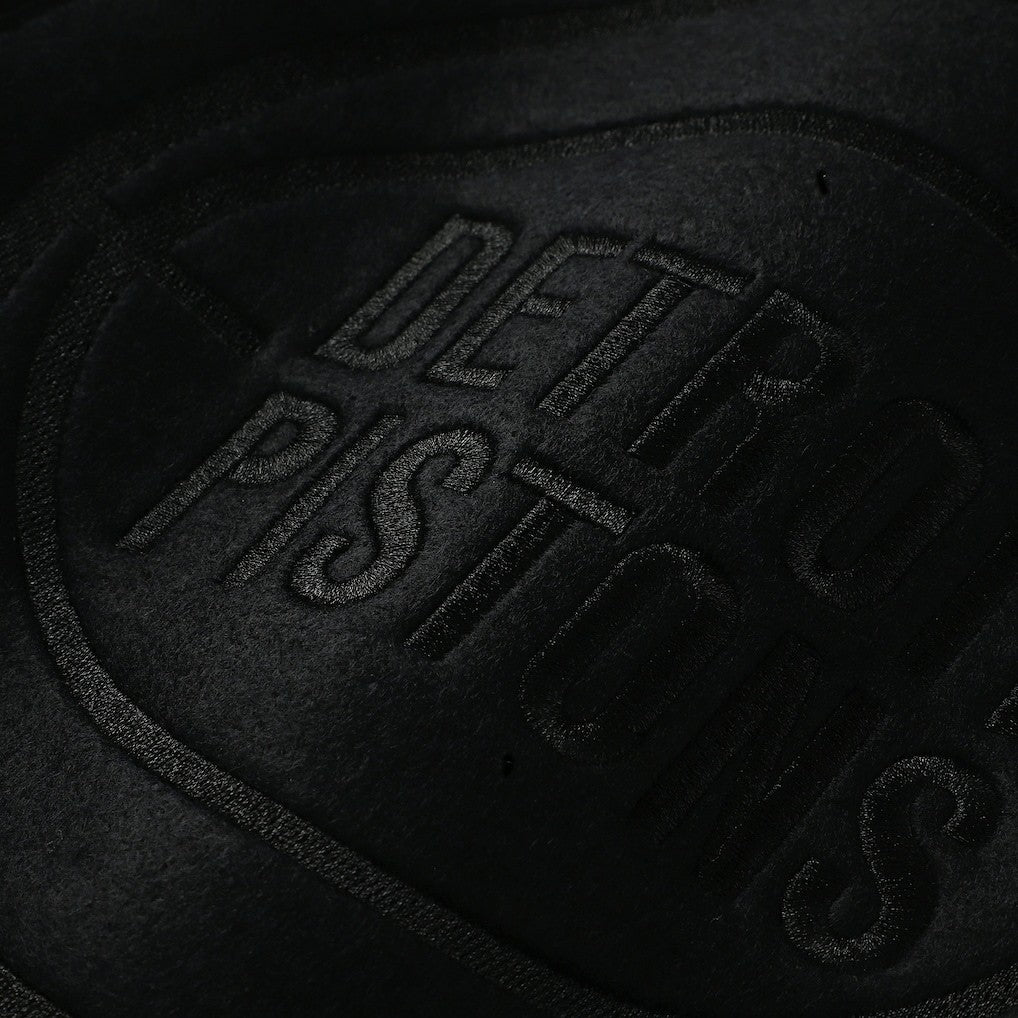 Detroit Pistons Phantom Fleece Hoodie sale - Black | Mitchell & Ness for sale