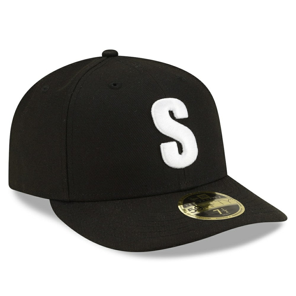 Seattle Mariners Authentic Collection Low Profile 59FIFTY Fitted Hat - Black | New Era