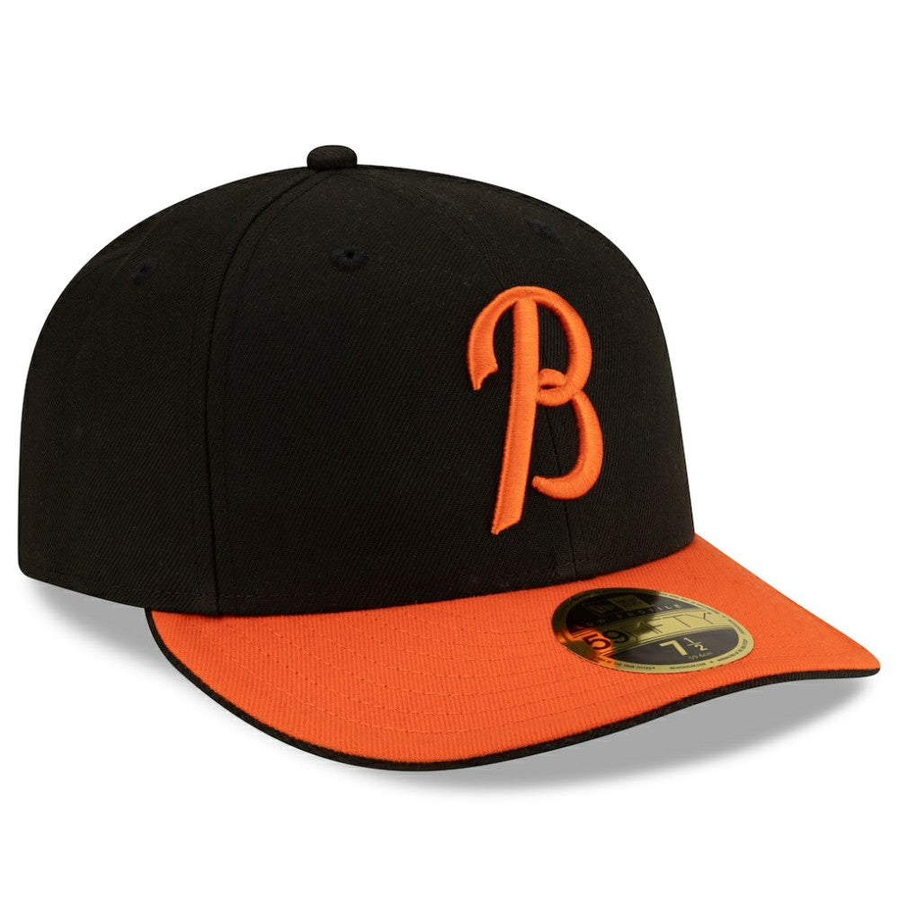 Baltimore Orioles Authentic Collection Low Profile 59FIFTY Fitted Hat - Black/Orange | New Era