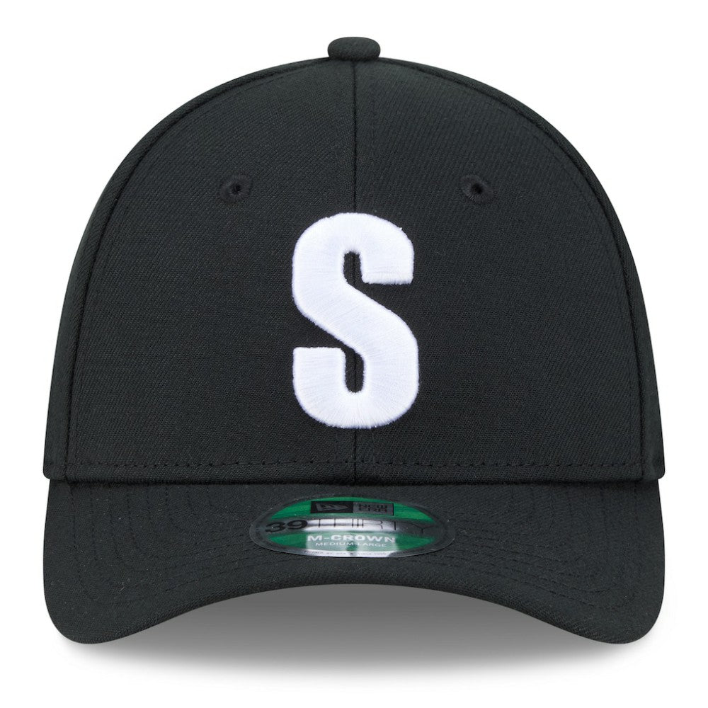 Seattle Mariners Authentic Collection Player Replica 39THIRTY M-Crown Flex Hat - Black | New Era