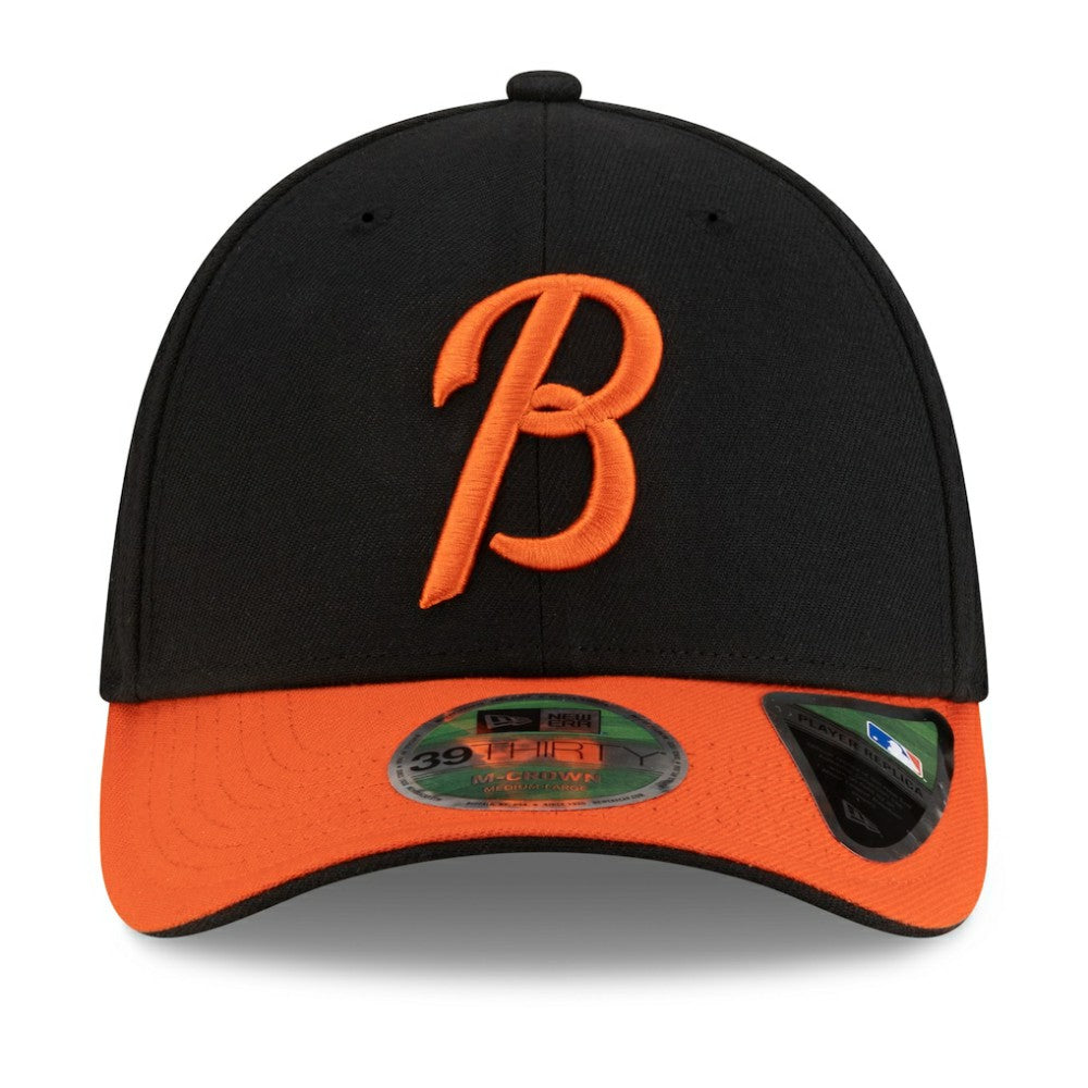 Baltimore Orioles Player Replica 39THIRTY Flex Hat - Black/Orange | New Era
