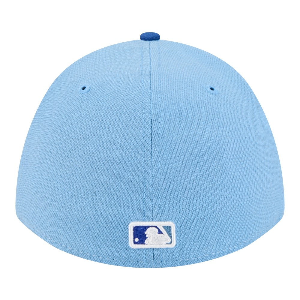 Kansas City Royals Player Replica 39THIRTY M-Crown Flex Hat - White/Royal | New Era