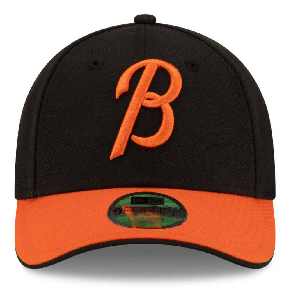 Baltimore Orioles Player Replica 9FORTY Adjustable Hat - Black/Orange | New Era