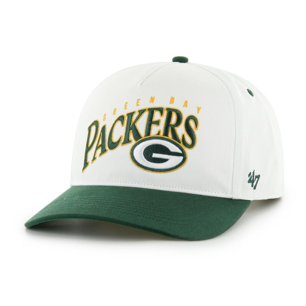 Green Bay Packers '47 Soar Relaxed Hitch Adjustable Hat - White on sale