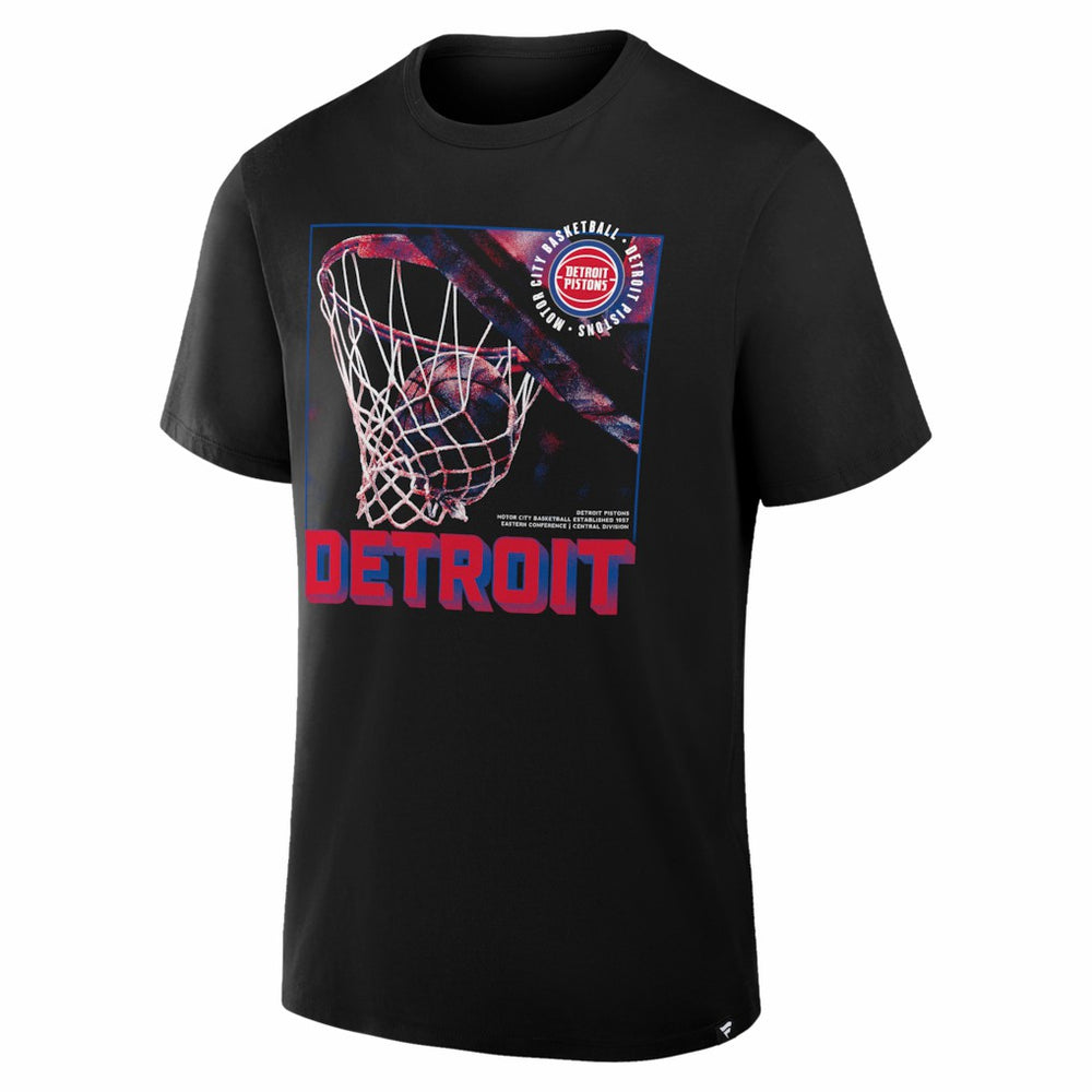 Detroit Pistons Chrome Legacy T-Shirt sale - Black on sale