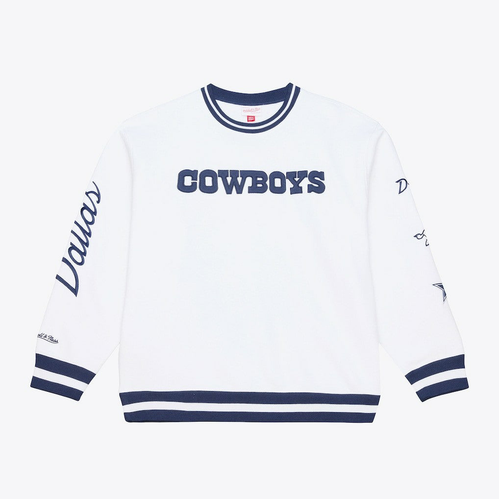 Dallas Cowboys White Out Fleece Sweatshirt - White discount