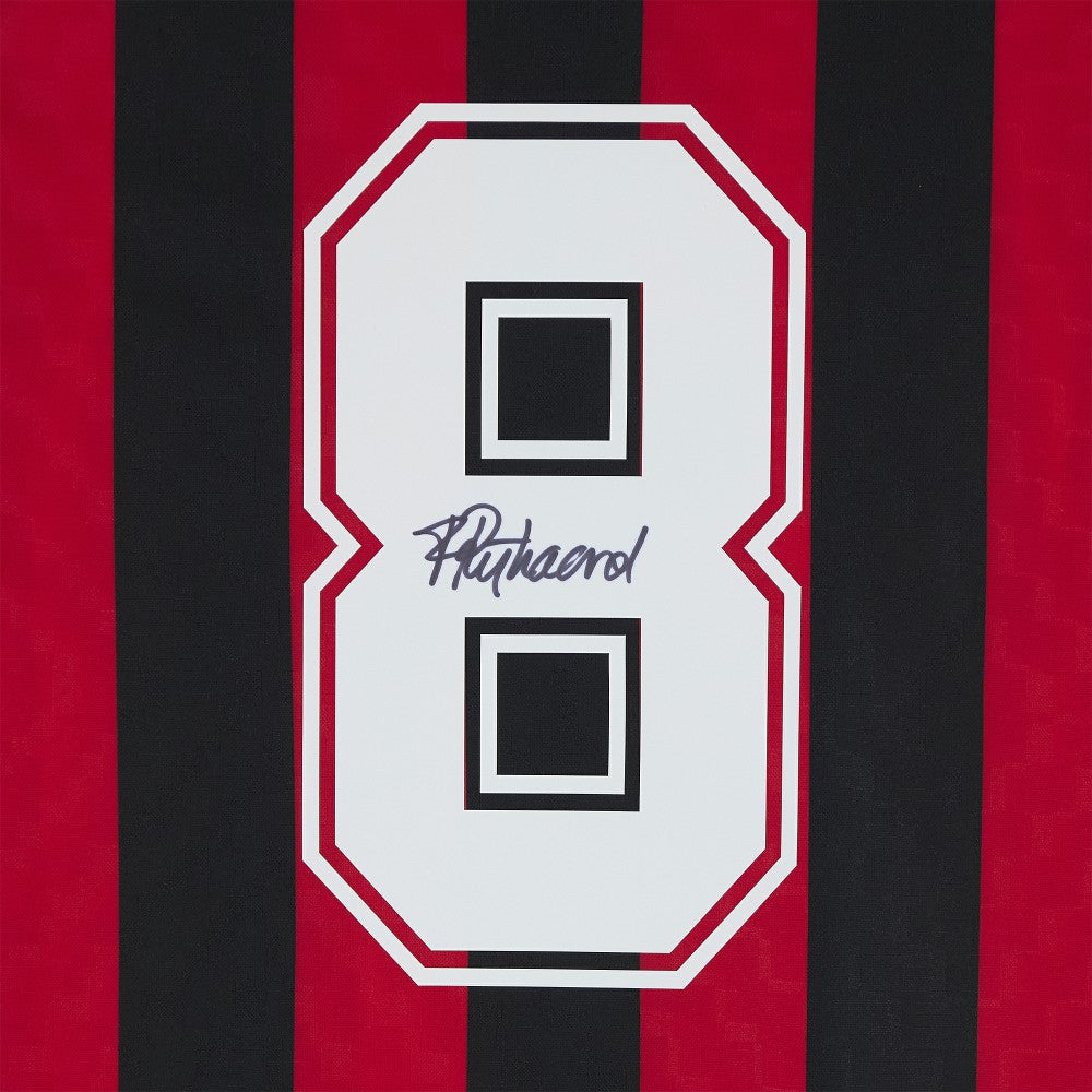 Frank Rijkaard AC Milan Autographed Red/Black Home Jersey - Icons sale
